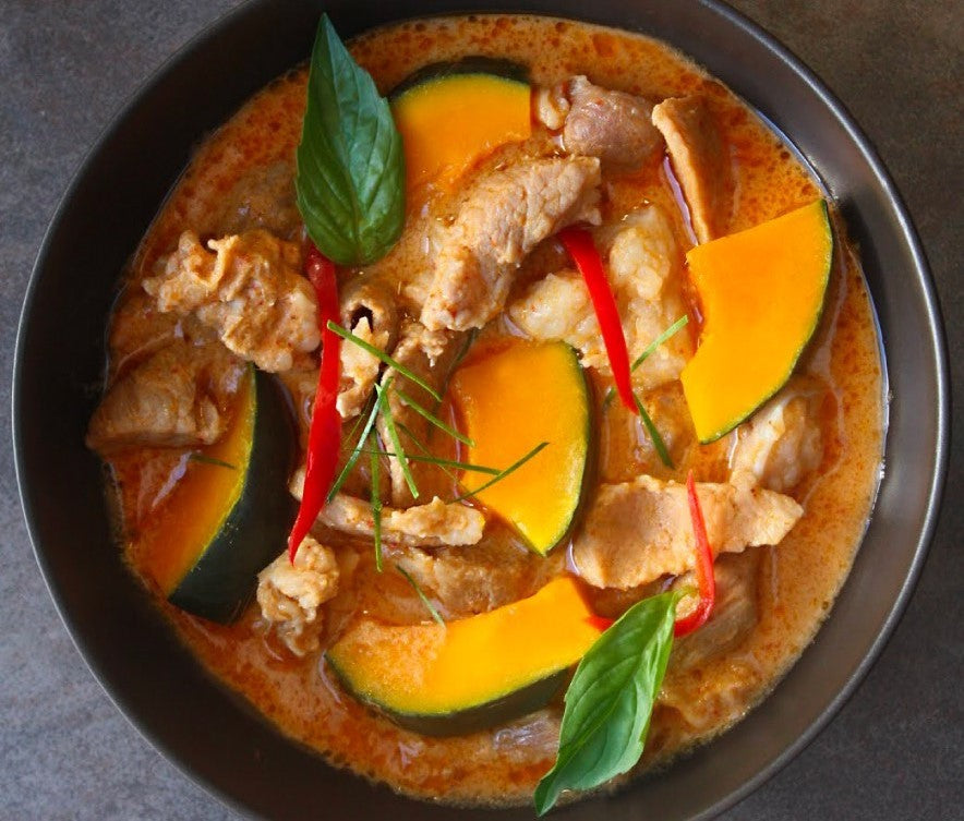 Pumpkin panang curry on sale