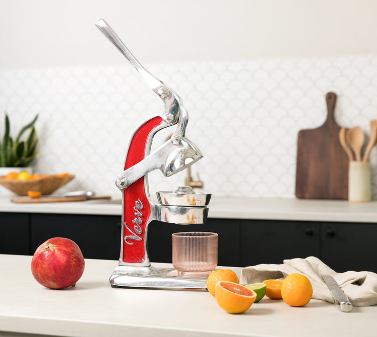 citrus juicer on counter