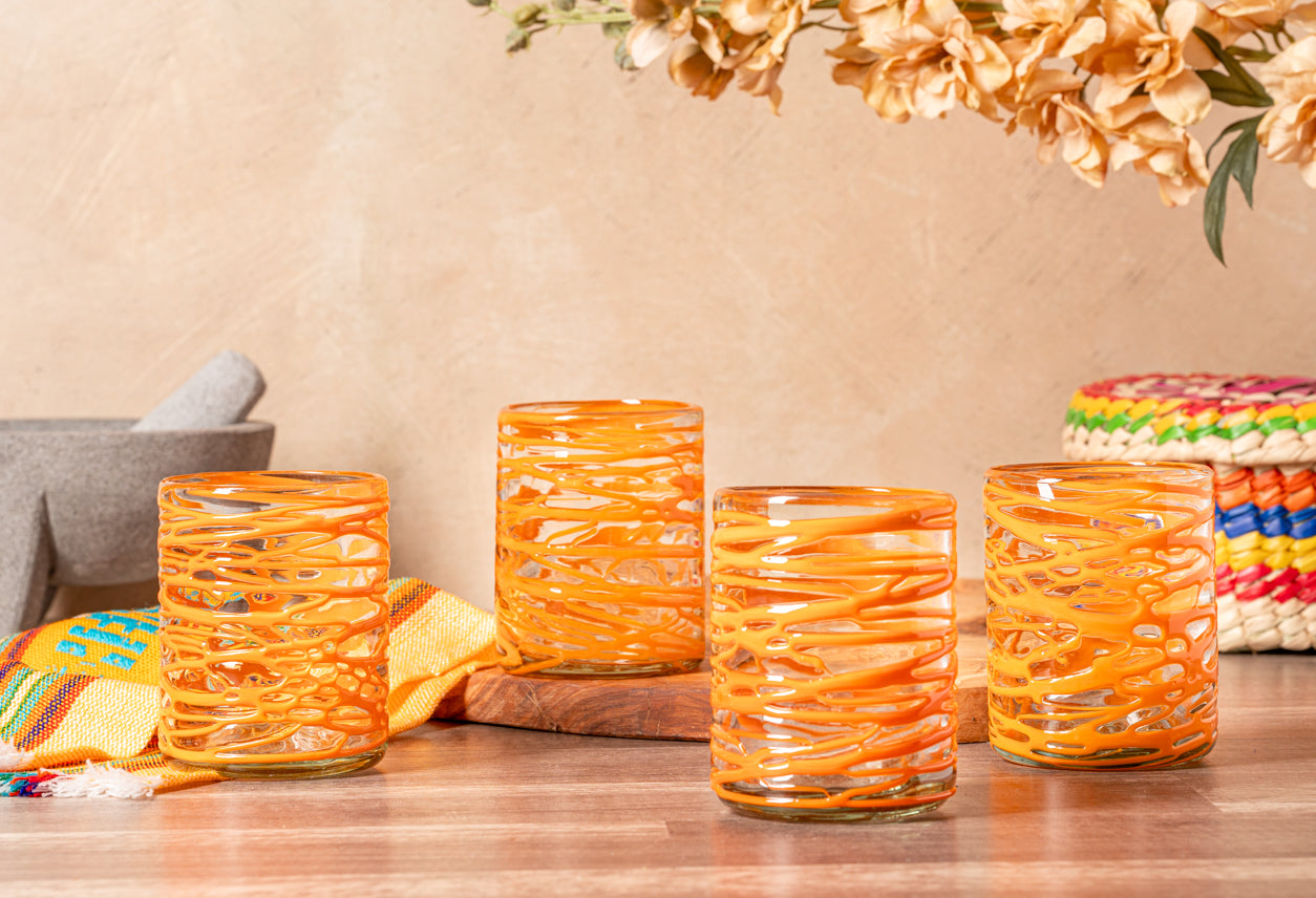 Verve Culture Handblown Glasses, Set of 4
