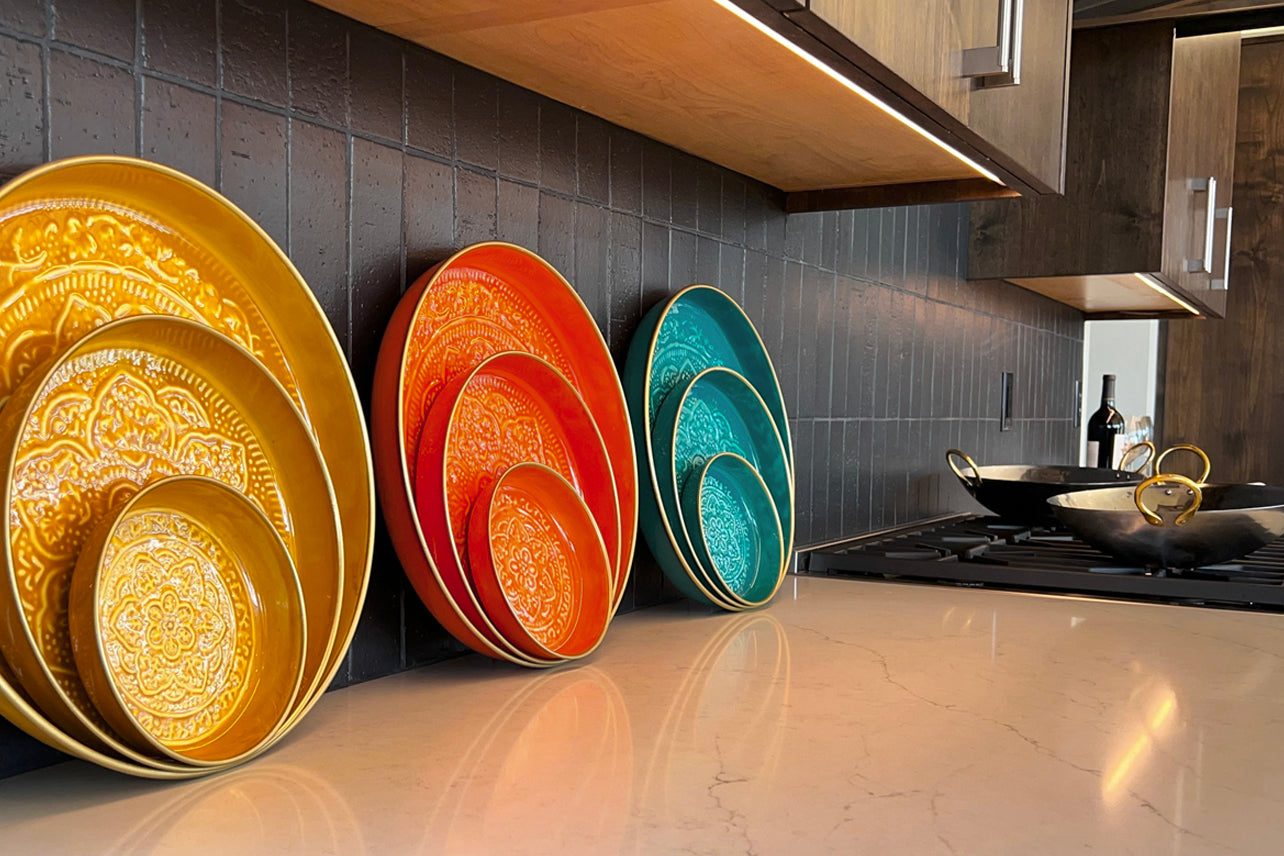 Punjabi Decorative Metal Tray