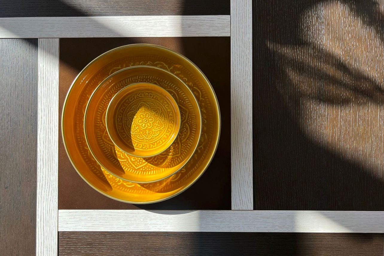 Punjabi Decorative Metal Tray