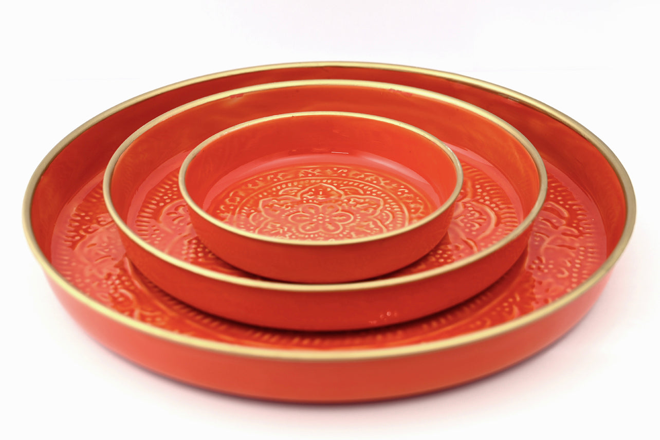 Punjabi Decorative Metal Tray