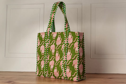 Quilted Feline Totes