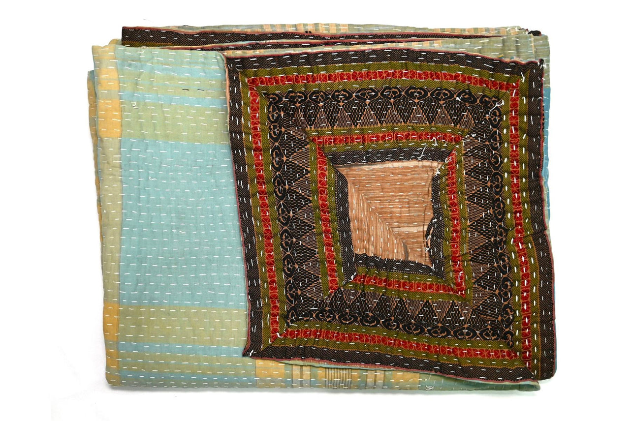 Vintage Kantha Blanket Throw - Assorted Colors