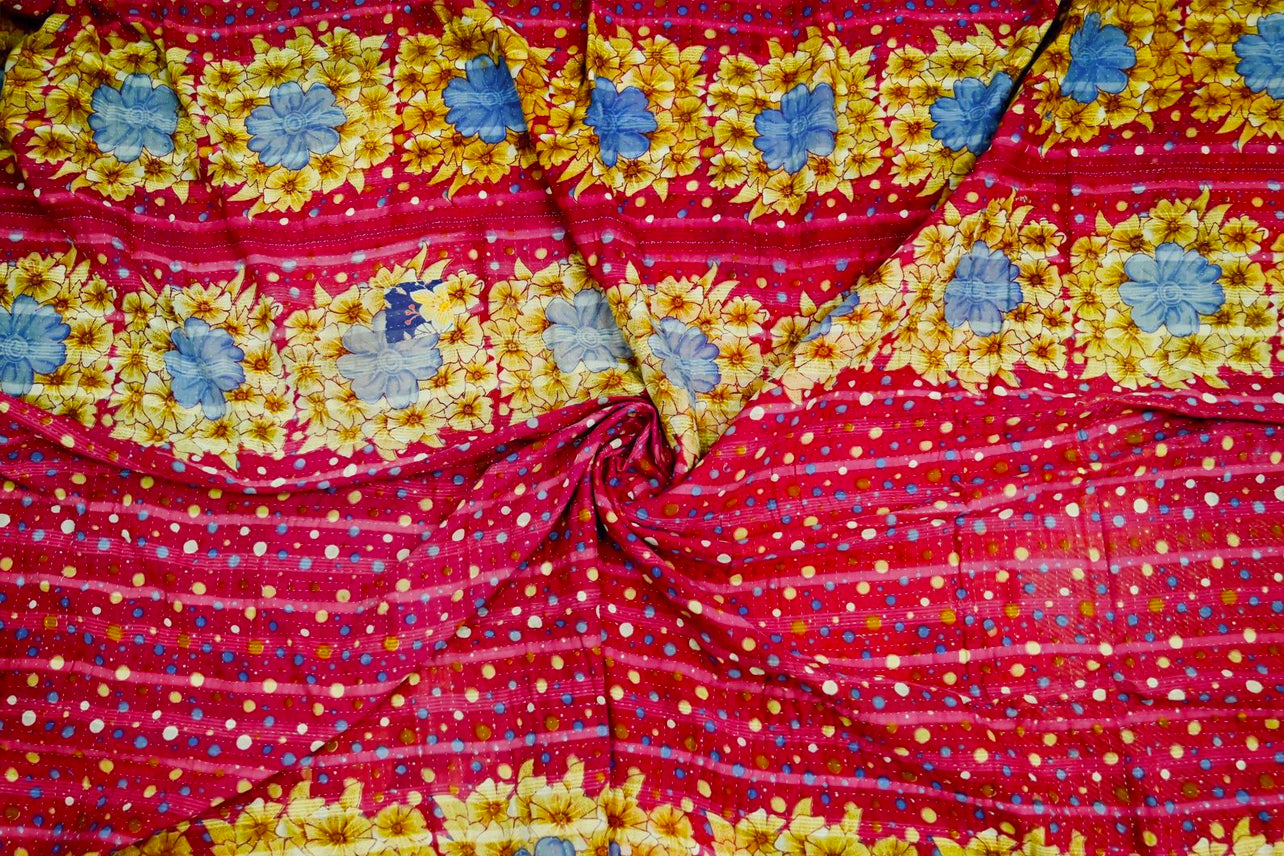 Vintage Kantha Blanket Throw - Assorted Colors