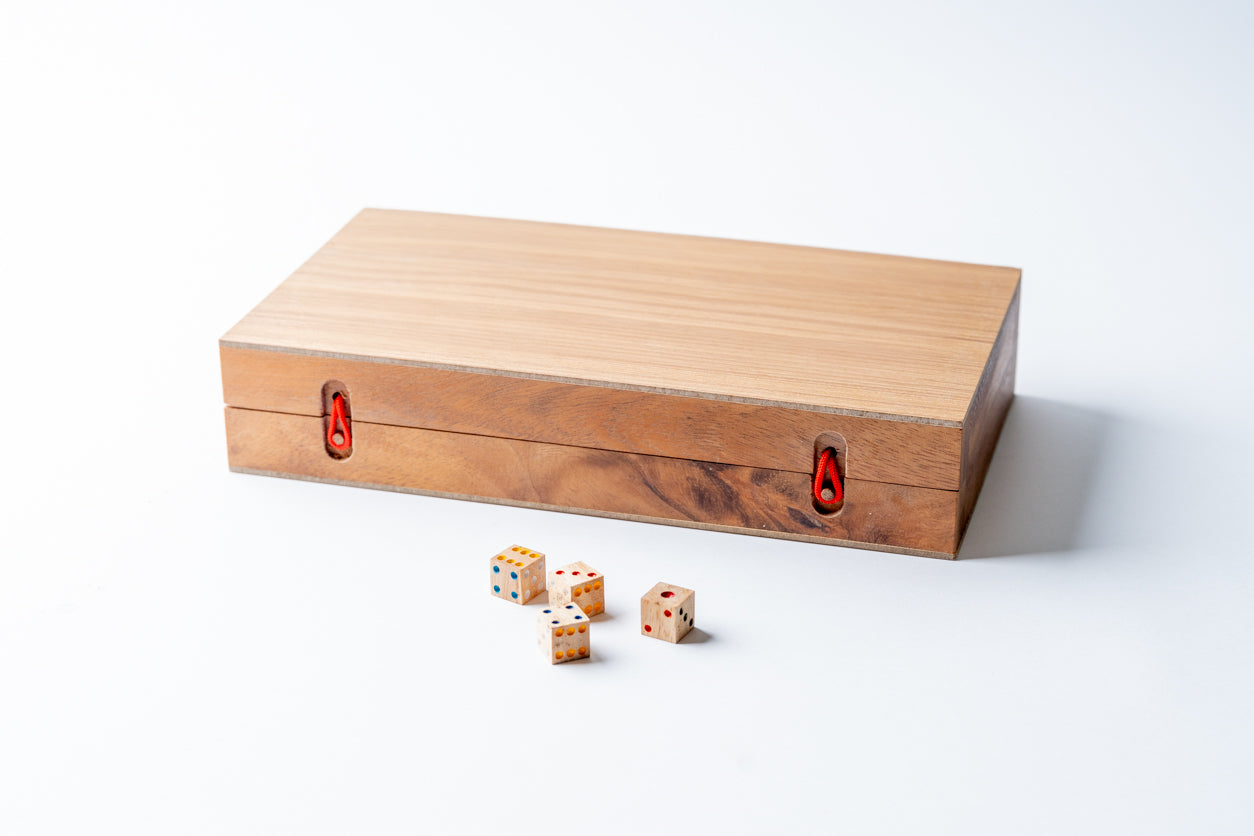 Backgammon Mangowood Game Set