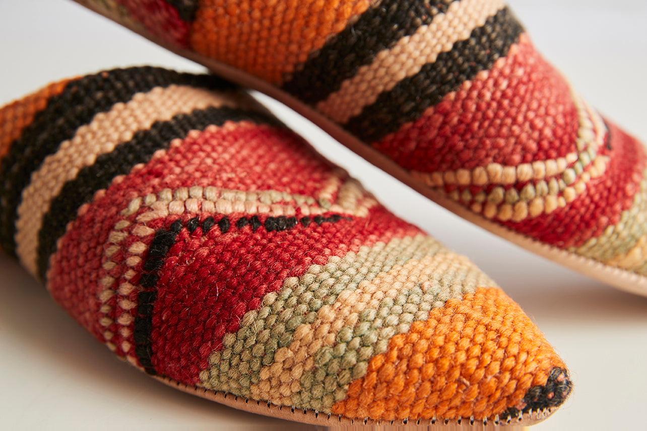 Moroccan Kilim Slippers