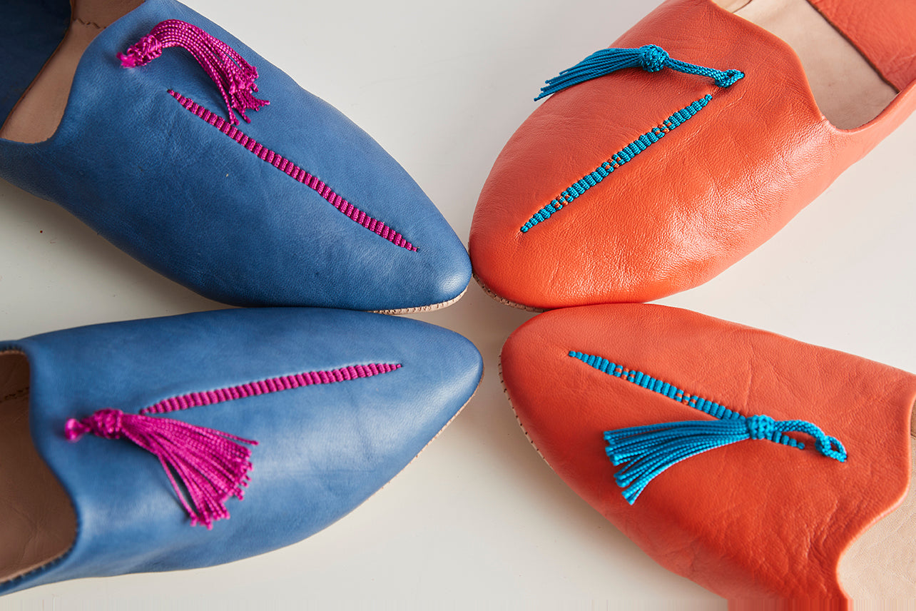 Moroccan Leather Slippers