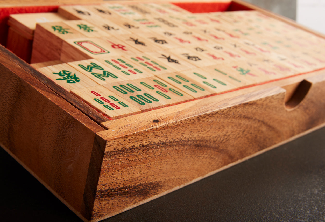 Professional Chinese Mahjong Set Large 144+2 Numbered Tiles Mah