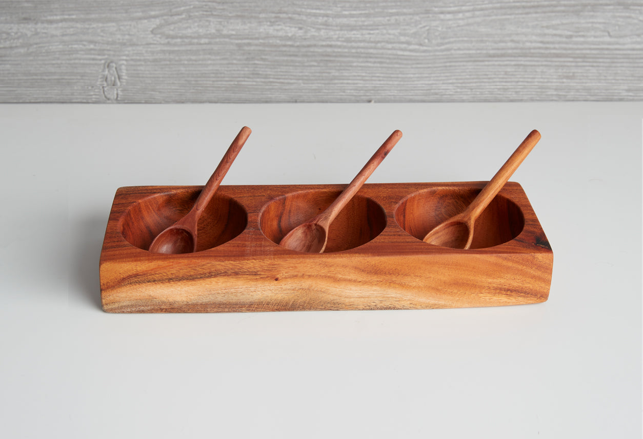 Olive Wood Spice Jar Rack Handmade Wooden Spice Storage Set gifts