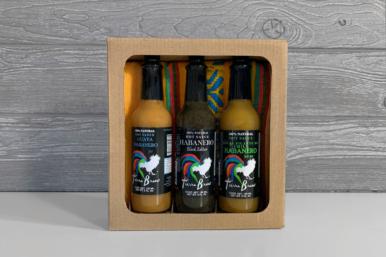 Verve Culture Habanero Hot Sauce Trio & Servilleta