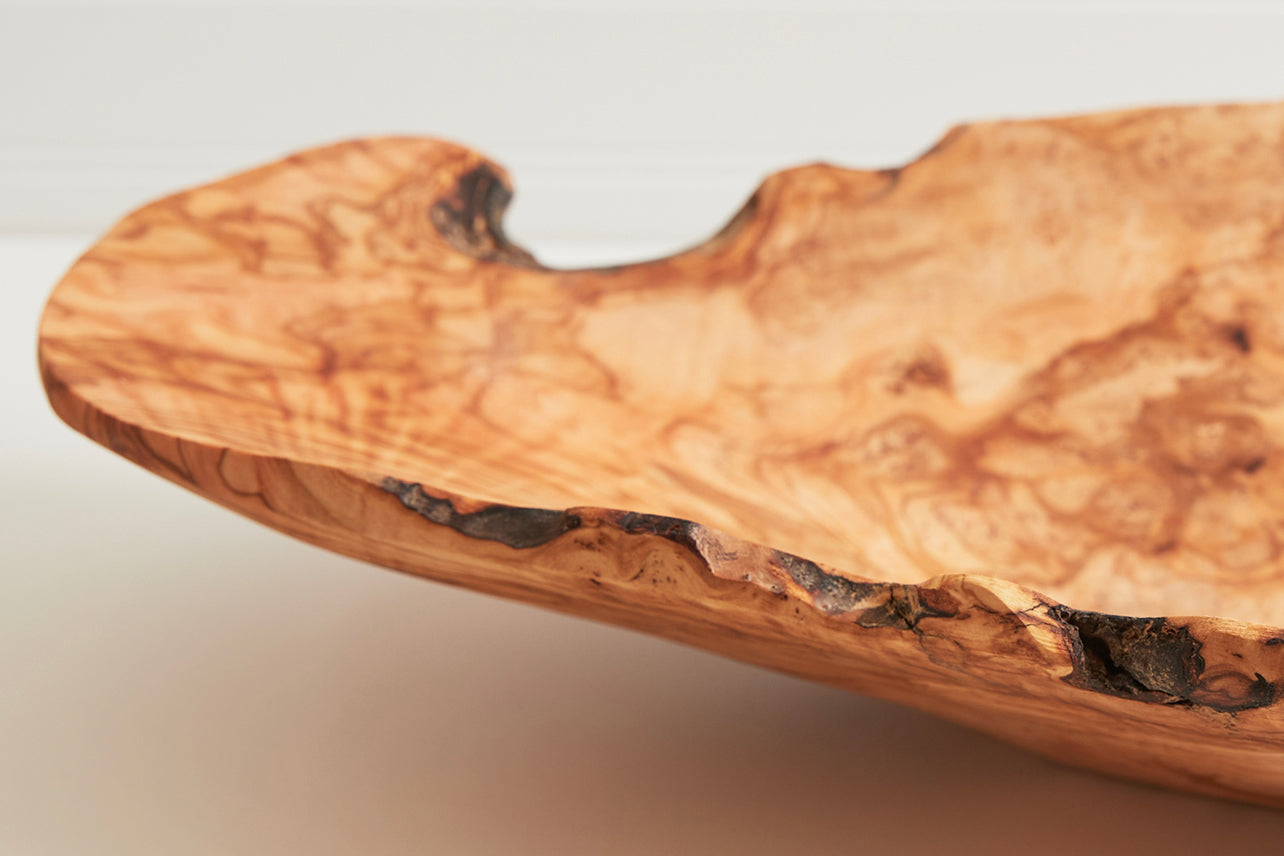 Italian Olivewood Root Salad Bowl