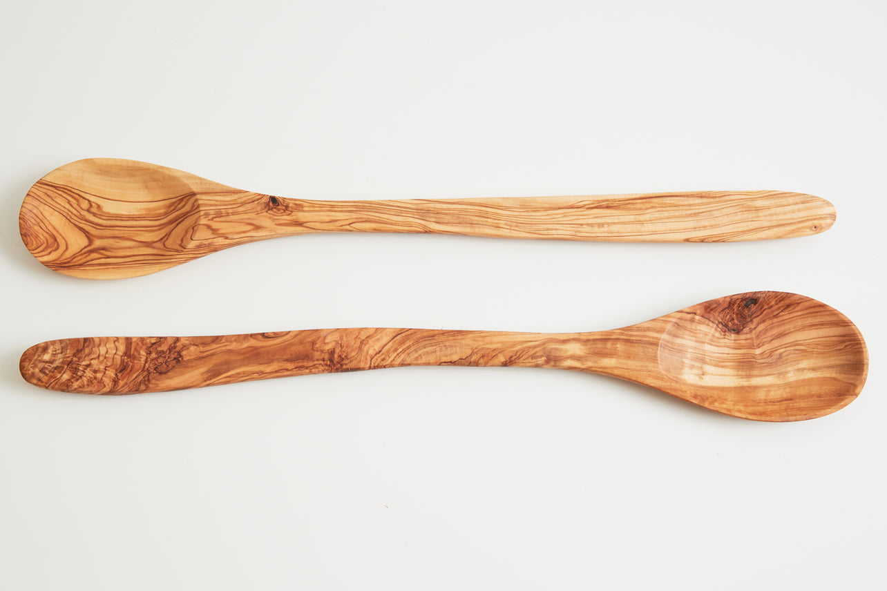 thumbnail image 2 of Cilio Olivewood Soup Spoon - 10" Handcrafted Kitchen Utensil 2 of 12