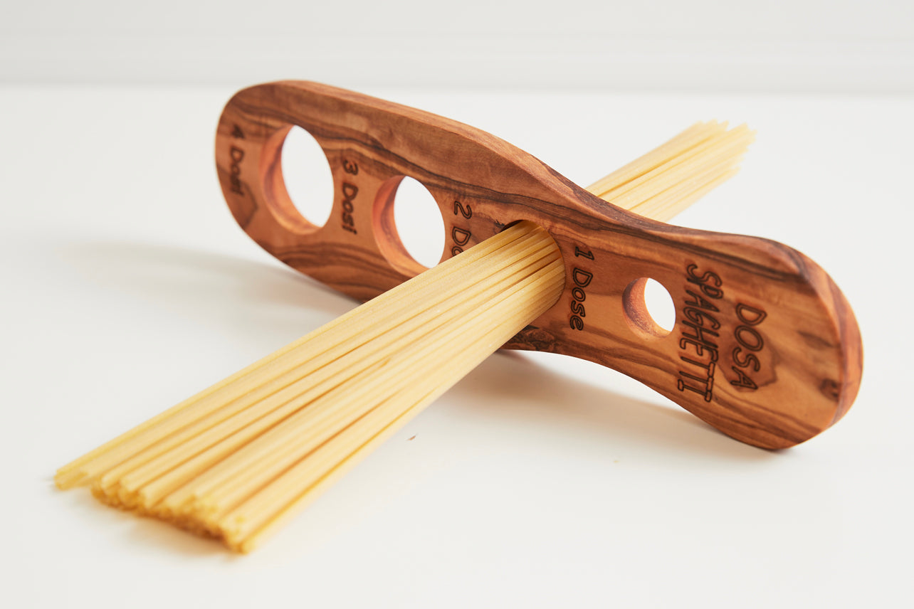 Italian Olivewood Spaghetti Measurer