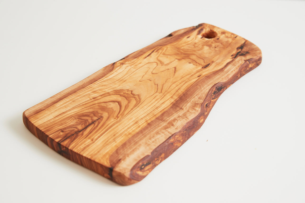 Italian Olivewood Charcuterie Board - with Hole