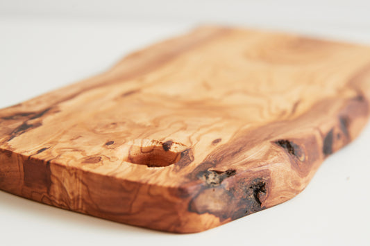 Italian Olivewood Charcuterie Board - with Hole