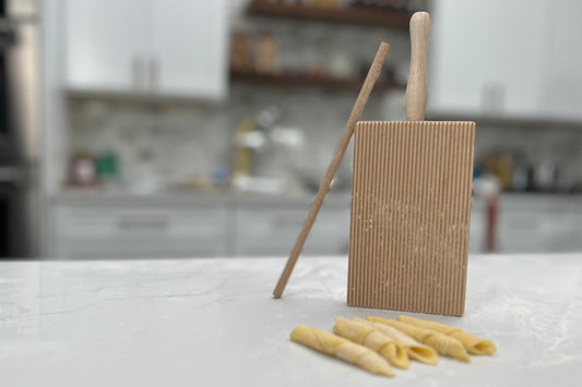 Italian Gnocchi and Garganelli Board with Rolling Pin