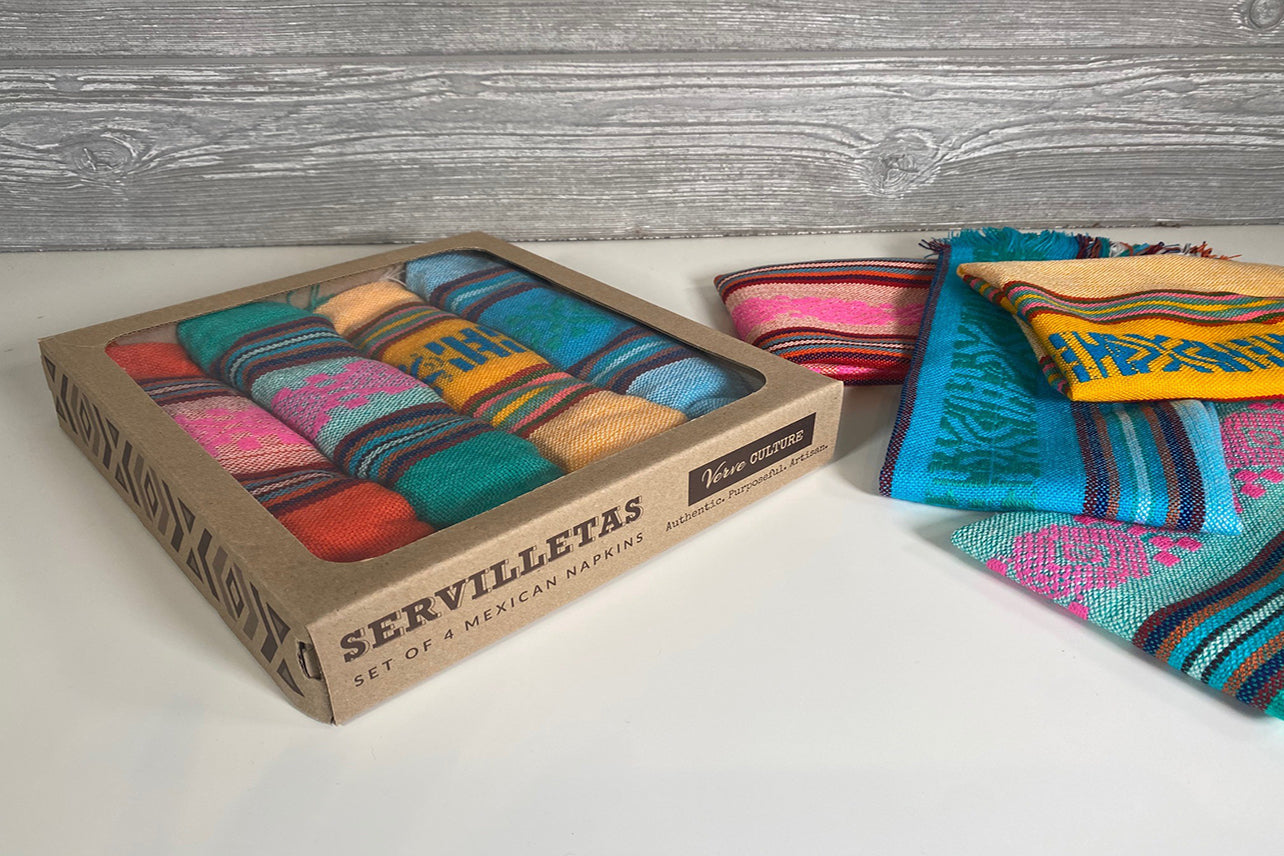 Servilletas - Set of 4 Mexican Napkins