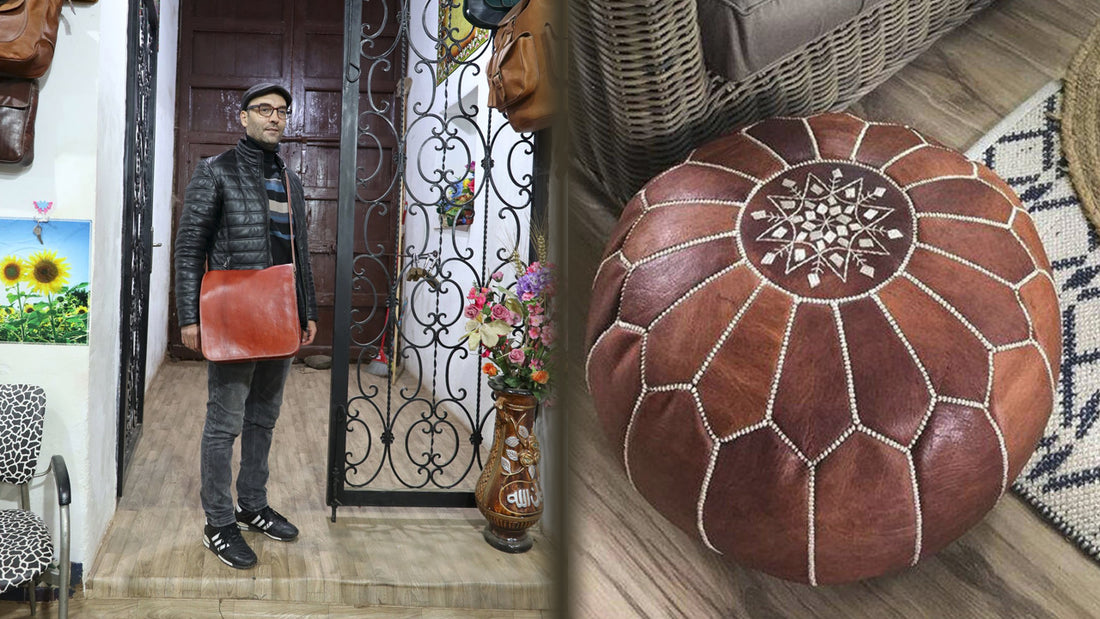 Youssef: Leather Pouf Maker