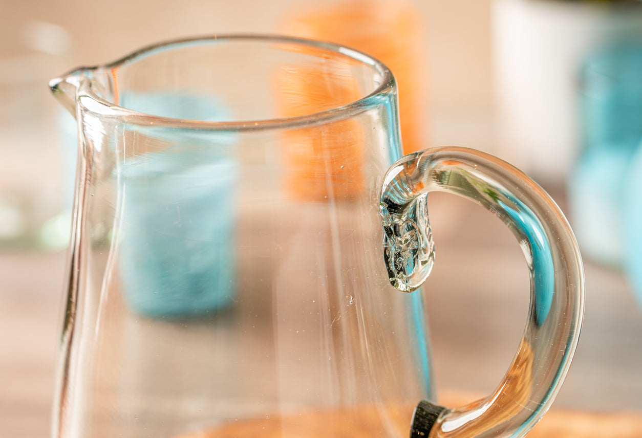 Handblown Glass Pitcher