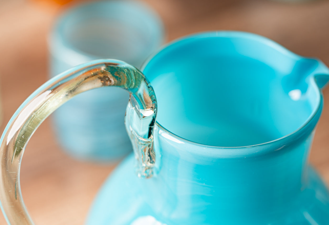 Handblown Glass Pitcher