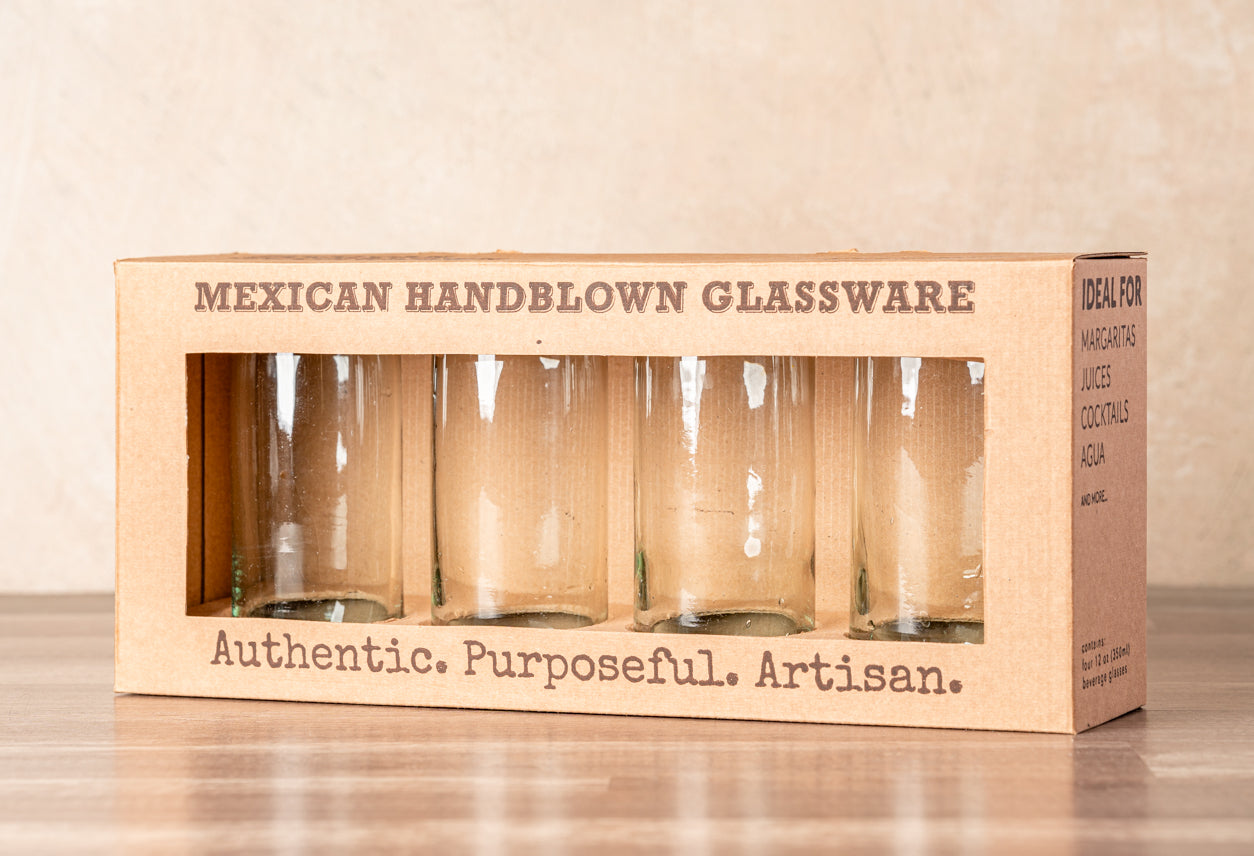 Handblown Glasses - Clear