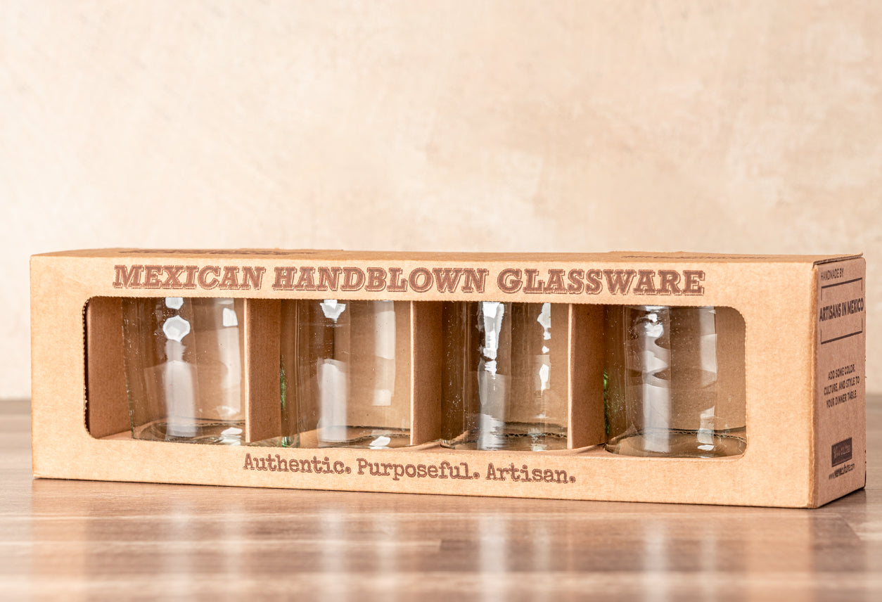 Handblown Glasses - Clear