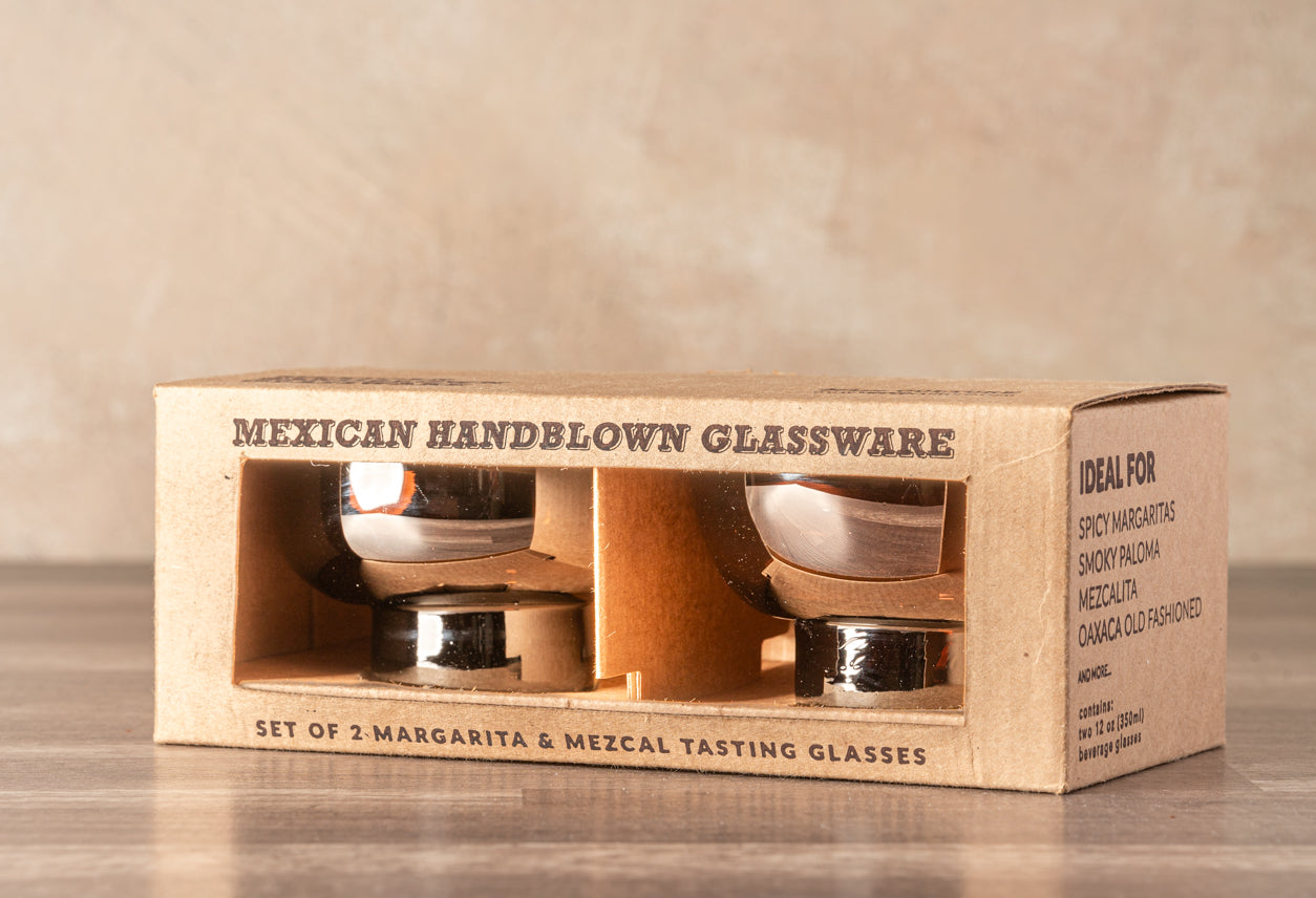 Handblown Margarita / Mezcal Glasses - Set of 2