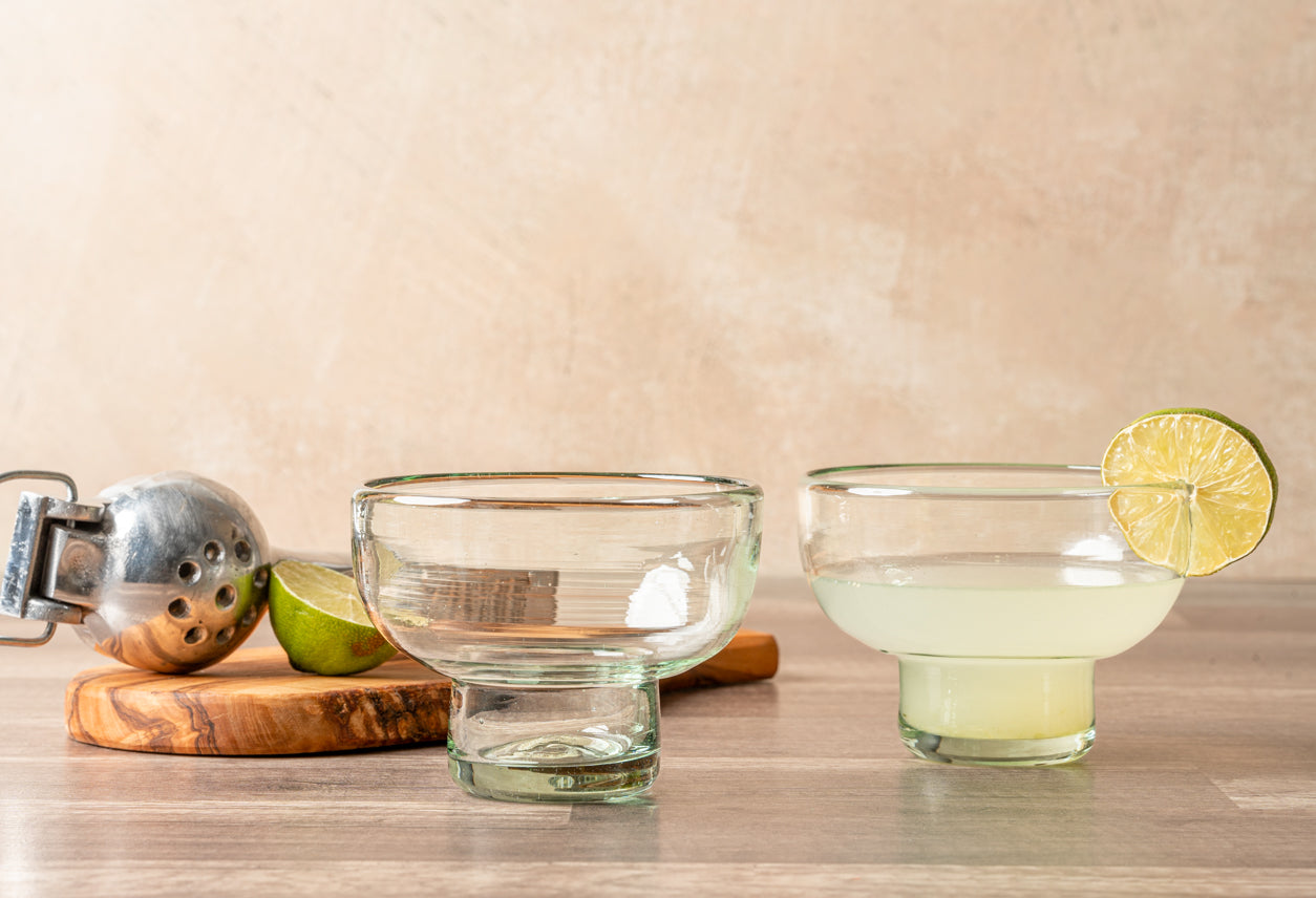 Handblown Margarita / Mezcal Glasses - Set of 2