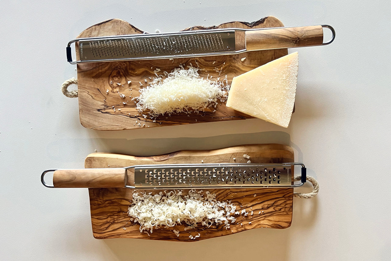Verve Culture Italian Olivewood Parmesan Cheese Box Grater