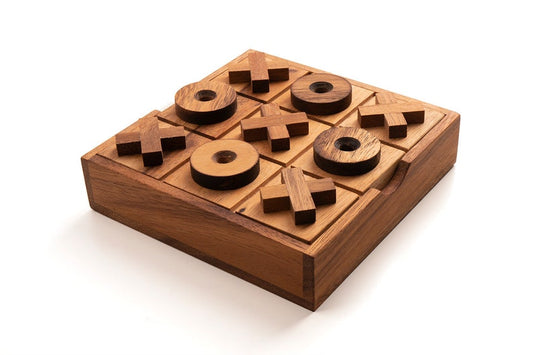 Tic-Tac-Toe Mangowood Game Set