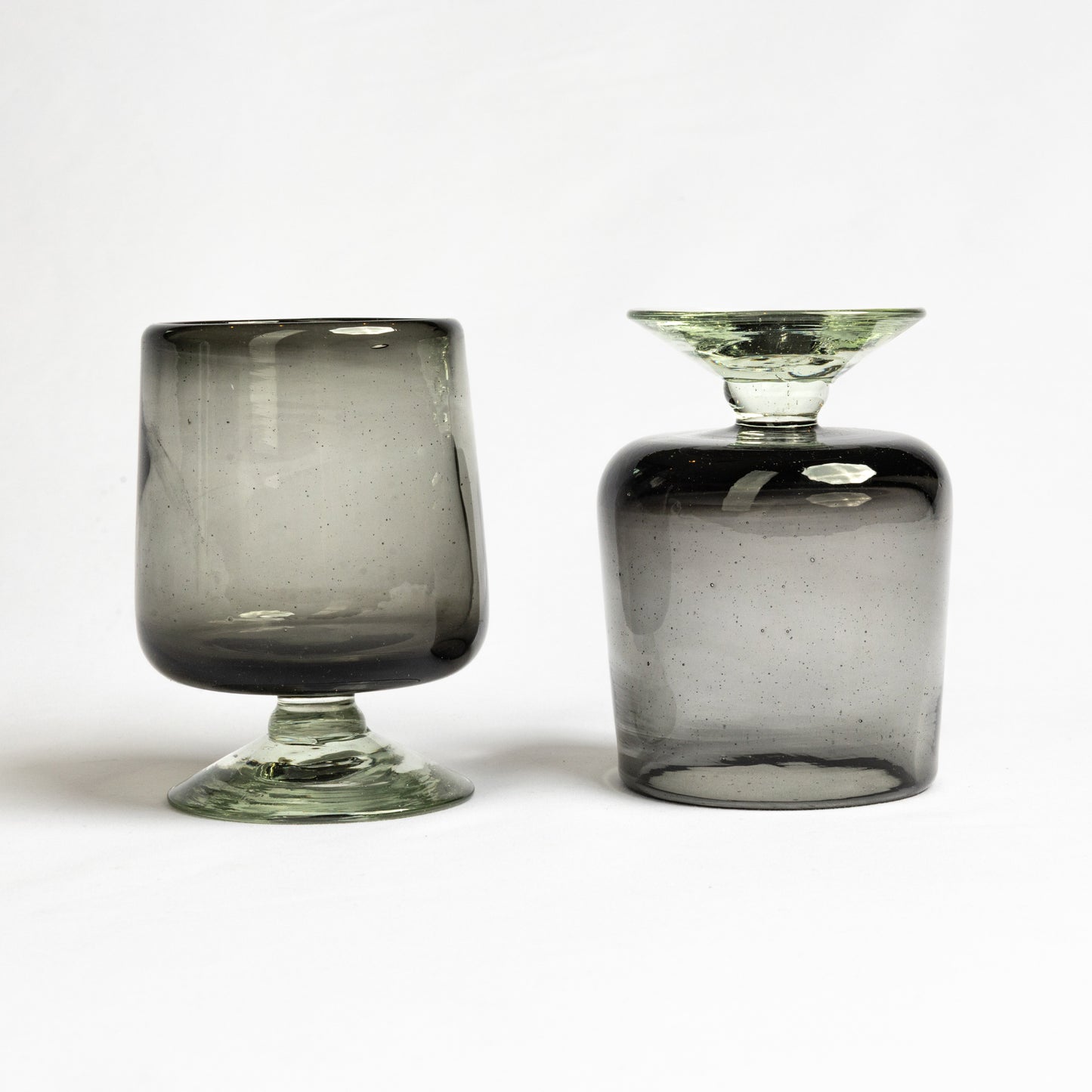 Handblown Short Stemmed Wine Glass - Set of 2