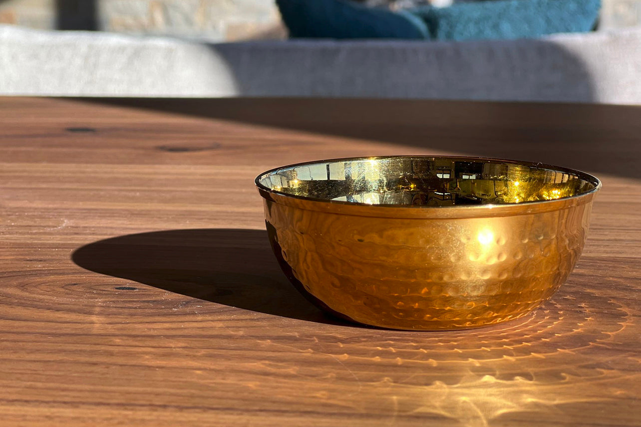 Dal Serving Bowl - Hammered Stainless Steel - Set of 4