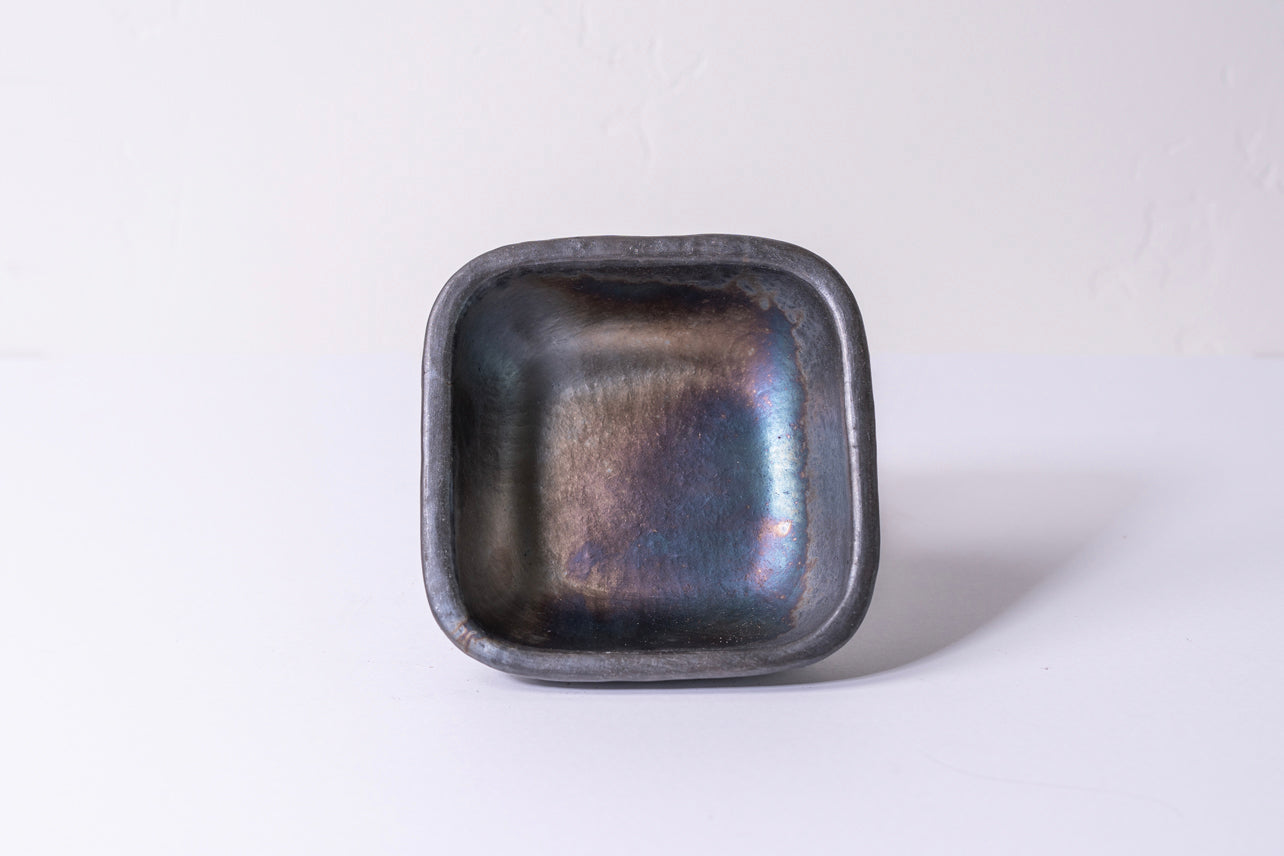 Longpi Pottery Square Bowl - Small