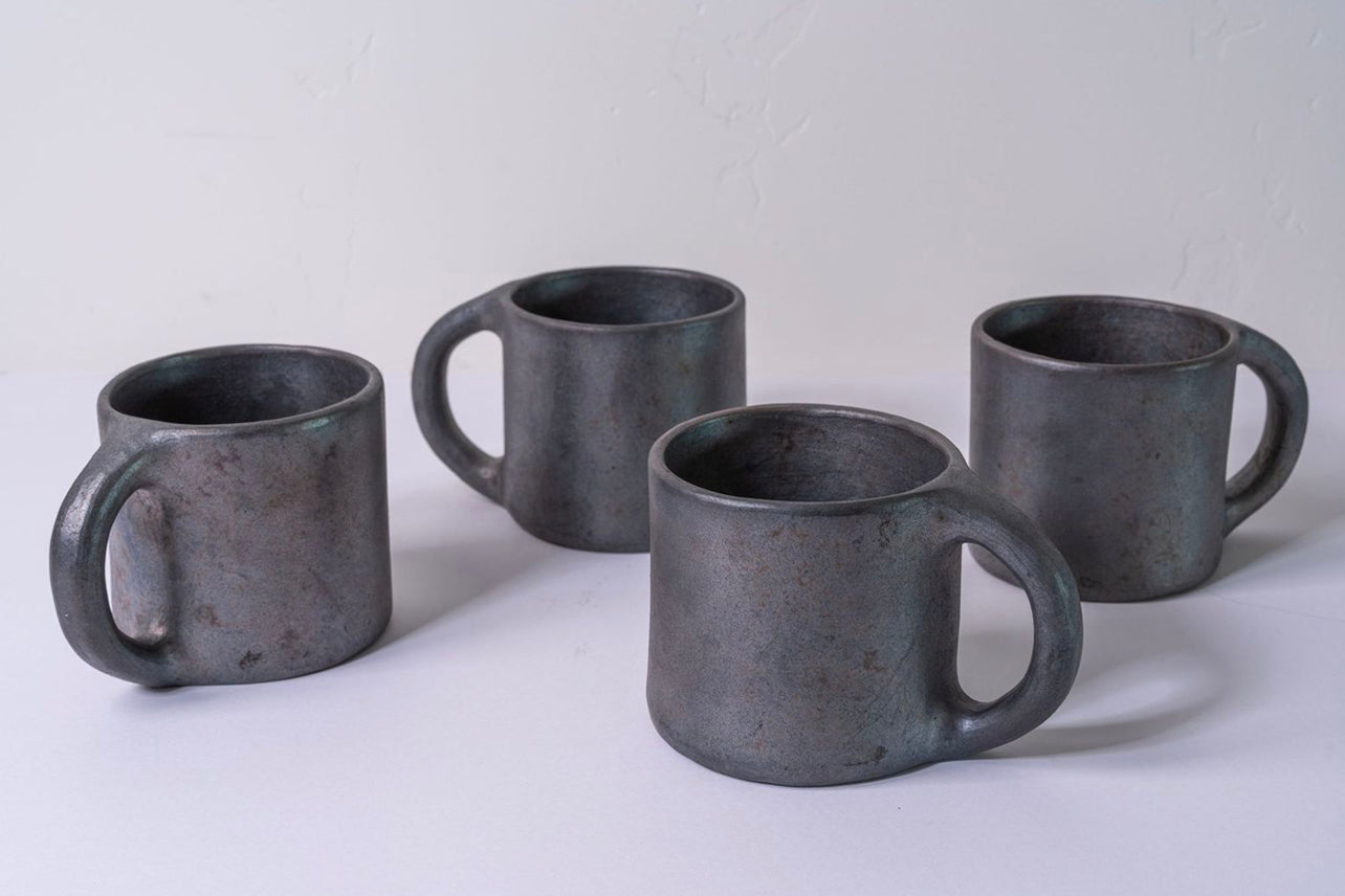 Longpi Pottery Mug - Set of 4