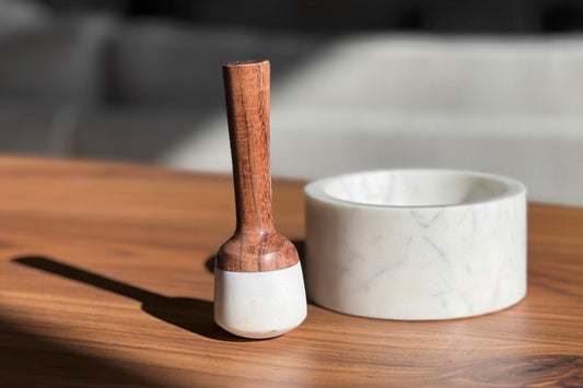 Marble Mortar & Pestle