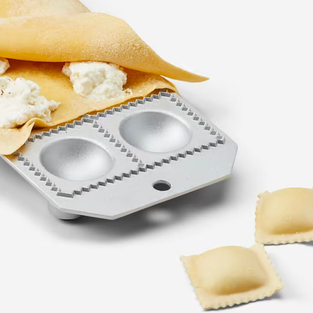 Italian 12-piece Ravioli Mold with Roller