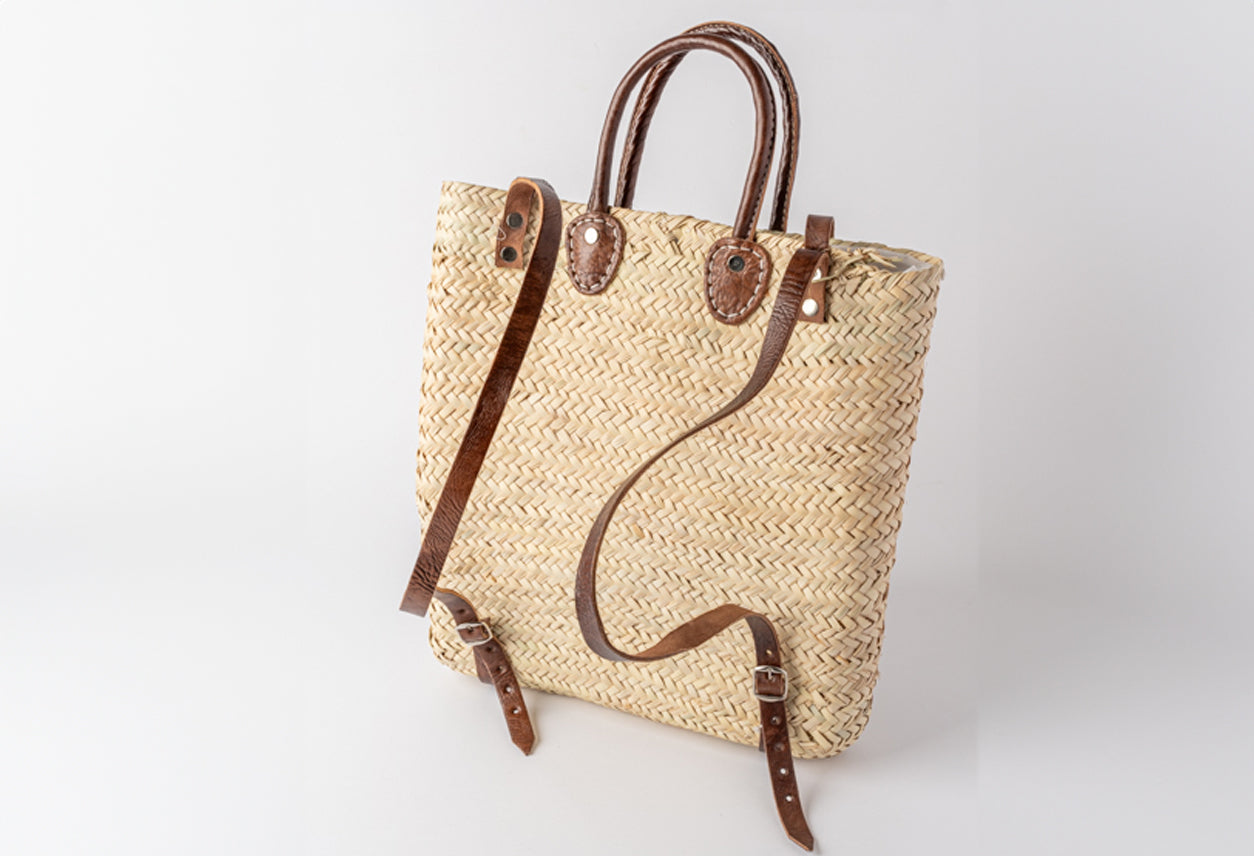 Moroccan Shopping Basket Backpack