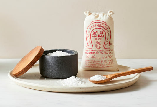 Colima Sea Salt and Salt Cellar Set