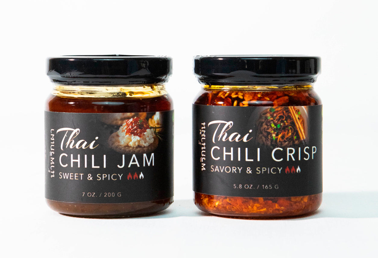 Thai Chili Jam and Chili Crisp Set