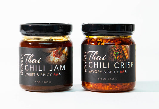 Thai Chili Jam and Chili Crisp Set