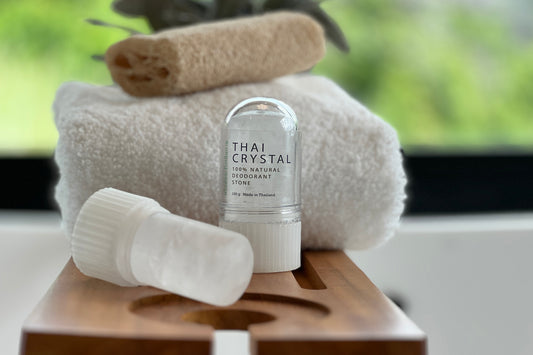 Thai Crystal Deodorant Stone - 100% Natural - Set of 2