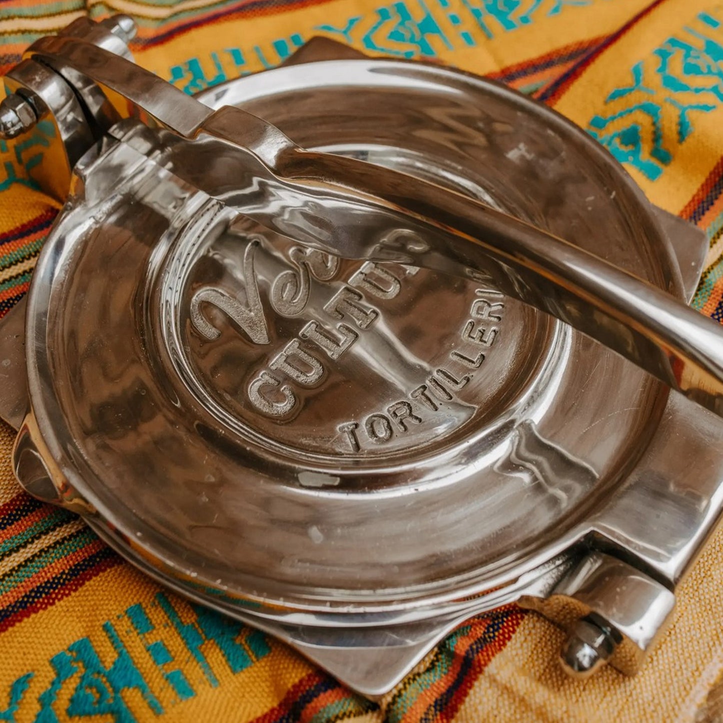 XL Tortilla Press - Polished Aluminum