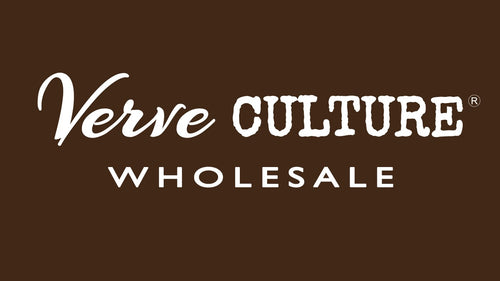 Verve Culture Wholesale logo on a brown background