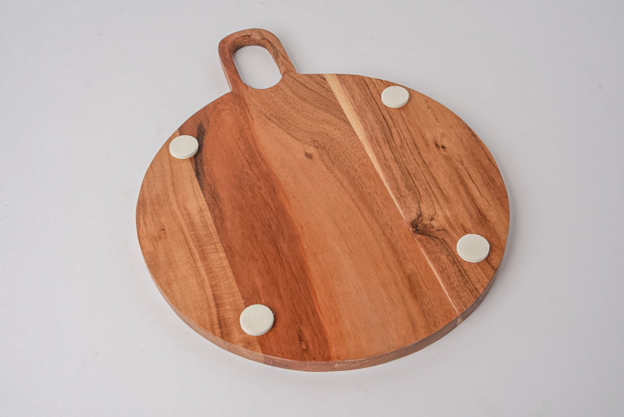 Acacia Circle Serving Board