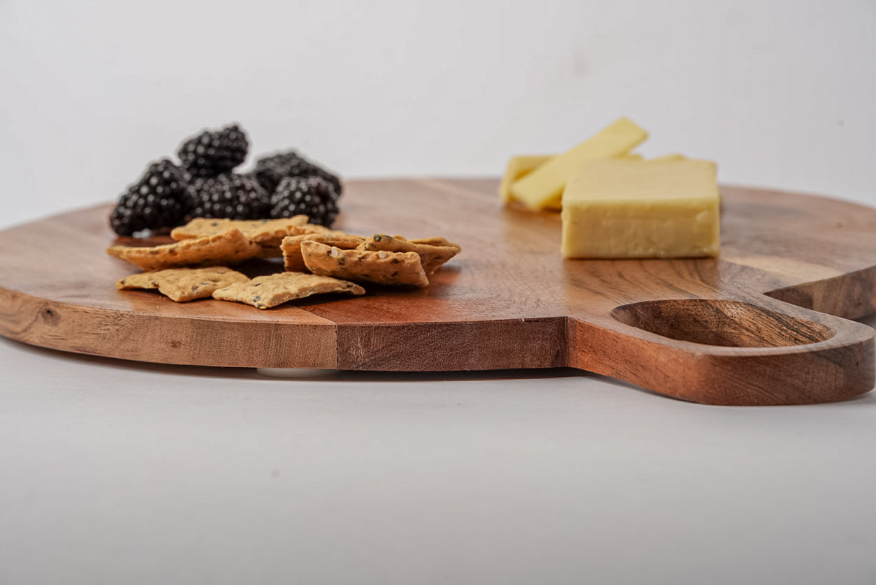 Acacia Circle Serving Board