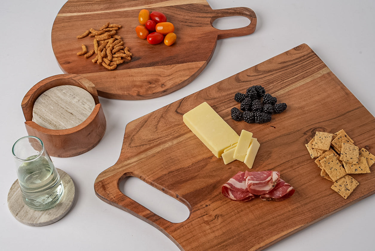 Acacia Wood Rectangle Serving Board