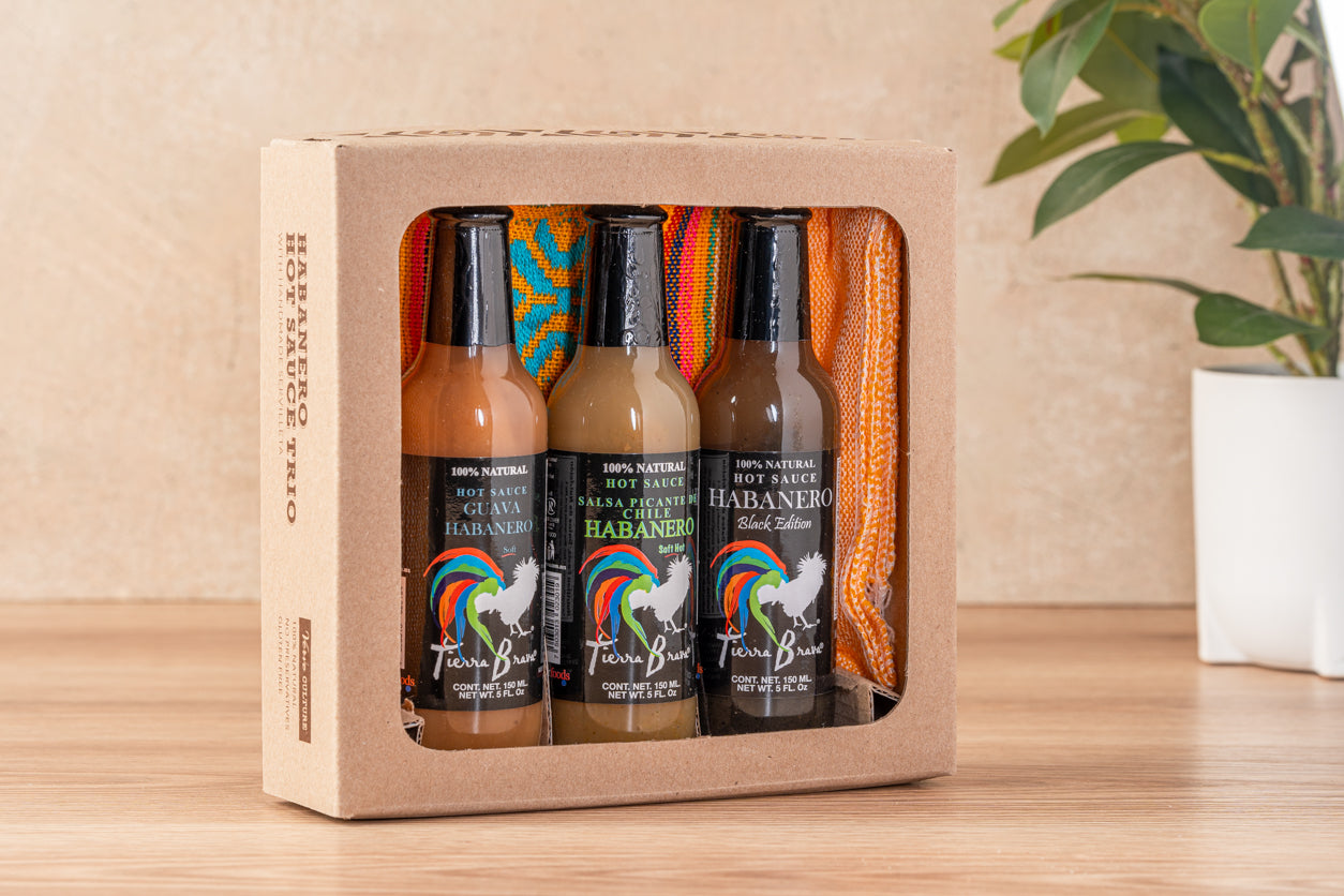 Verve Culture Habanero Hot Sauce Trio & Servilleta