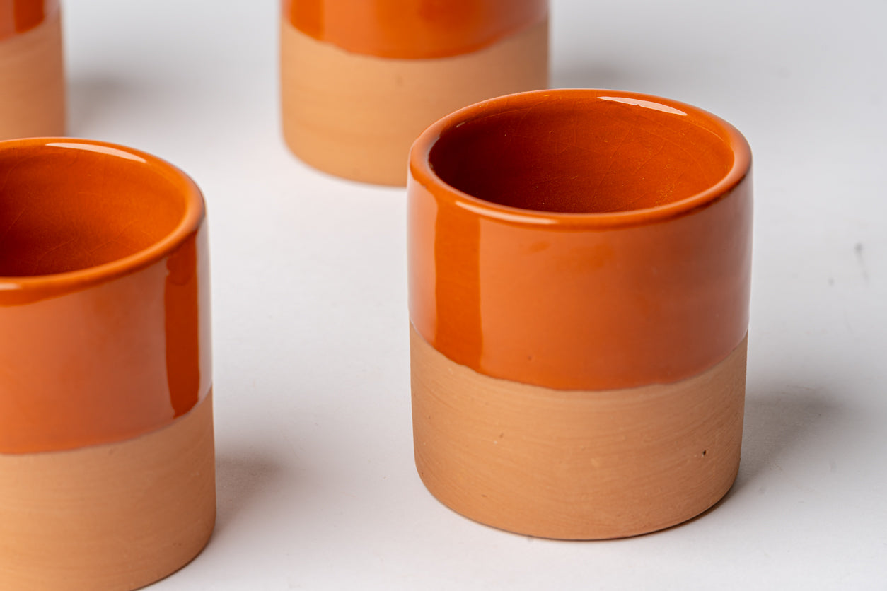 Moroccan Terracotta Cups - Set of 4