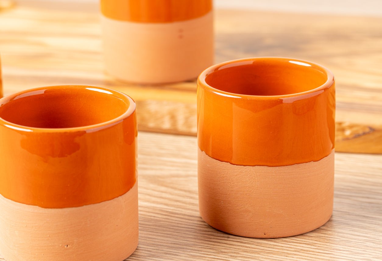 Moroccan Terracotta Cups - Set of 4